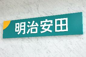 Meiji Yasuda Life Insurance Company Sign and Logo